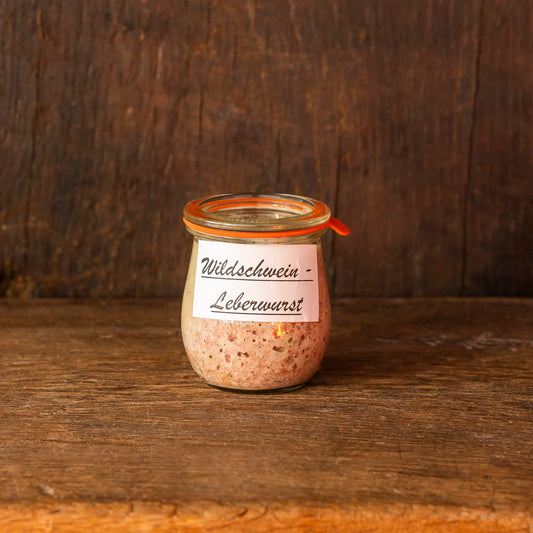 Wildschweinleberwurst